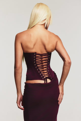 Cherie DRESS Clara Maxi Dress Plum