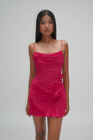 Cherie DRESS Rosette Mini Dress