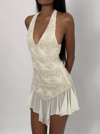 Cherie DRESS XS Sample Anais Mini Dress White