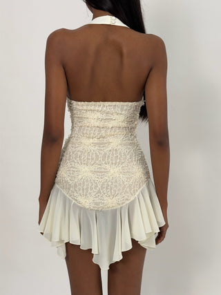 Cherie DRESS XS Sample Anais Mini Dress White