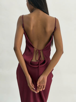 Cherie DRESS XS Sample Maxi Dress Red