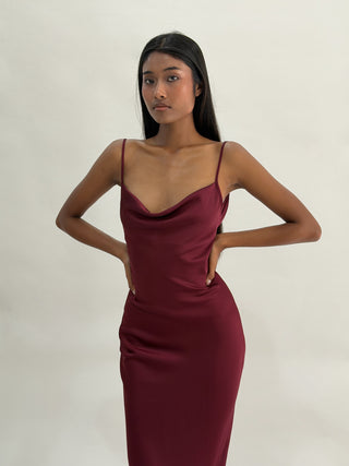 Cherie DRESS XS Sample Maxi Dress Red