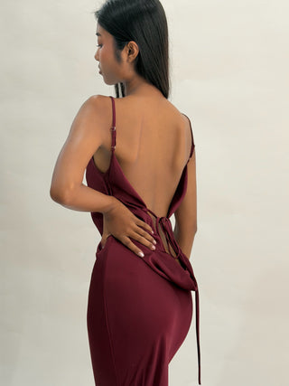 Cherie DRESS XS Sample Maxi Dress Red