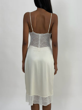 Cherie DRESS XS Sample Midi Dress White