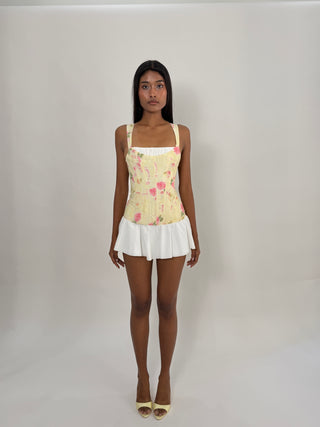 Cherie DRESS XS Sample Mini Dress Floral