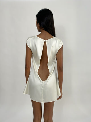 Cherie DRESS XS Sample Mini Dress White