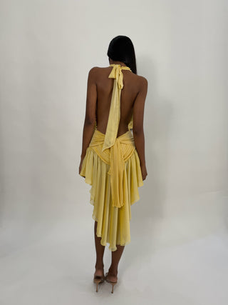 Cherie DRESS XS Sample Oriana Mini Dress Yellow
