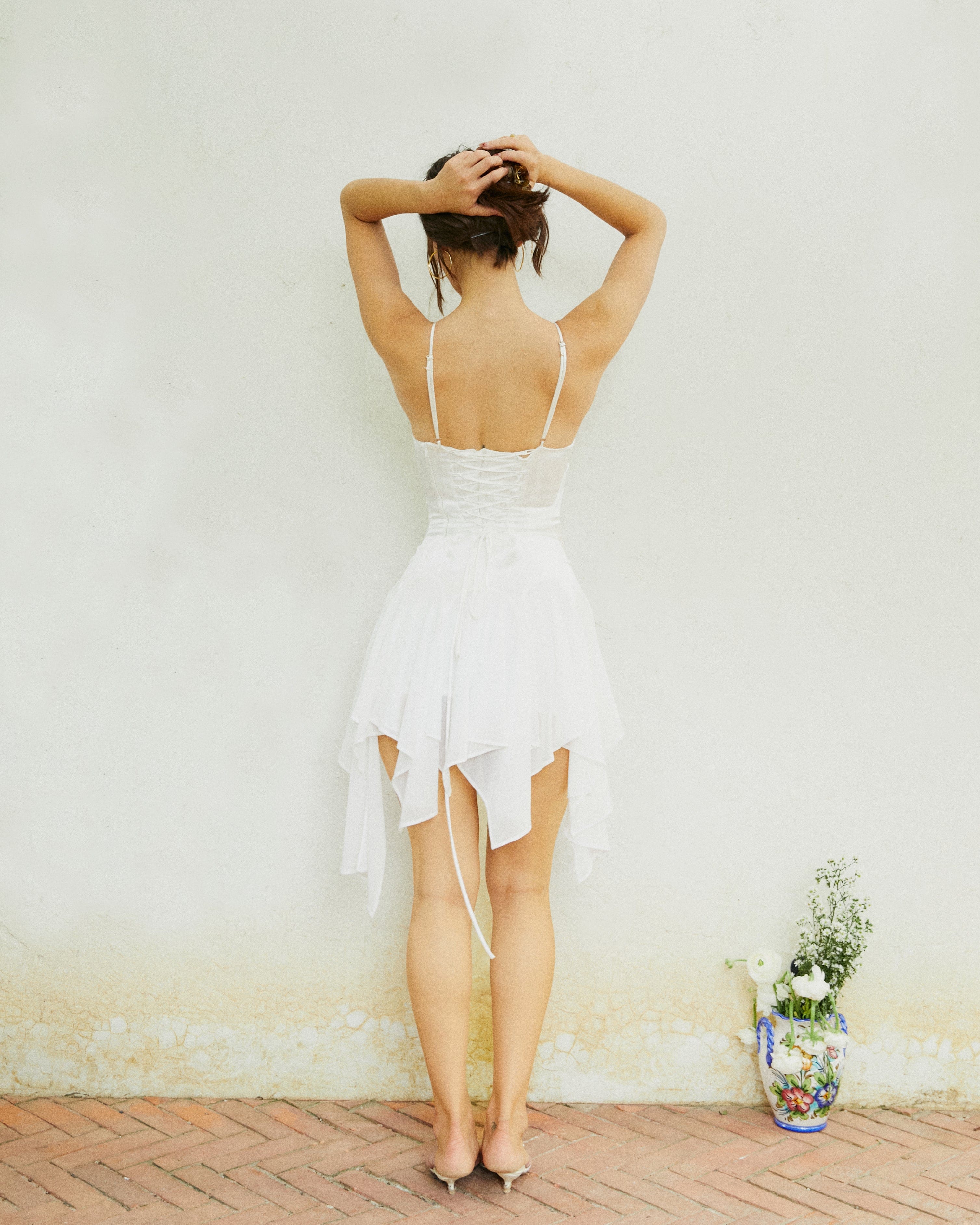 eve mini dress Eve Ruffle Mini Dress