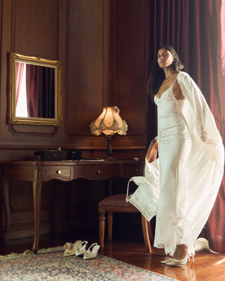 Cherie FS - PREORDER Elodie Bridal Robe - White