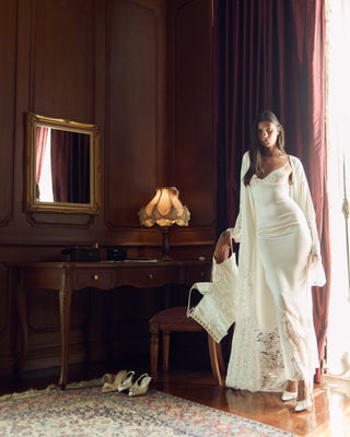 Cherie FS - PREORDER Elodie Bridal Robe - White