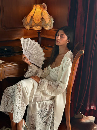 Cherie FS - PREORDER Elodie Bridal Robe - White