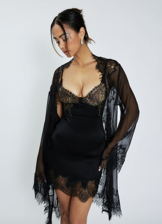 Cherie FS - PREORDER Nerina Robe - Black