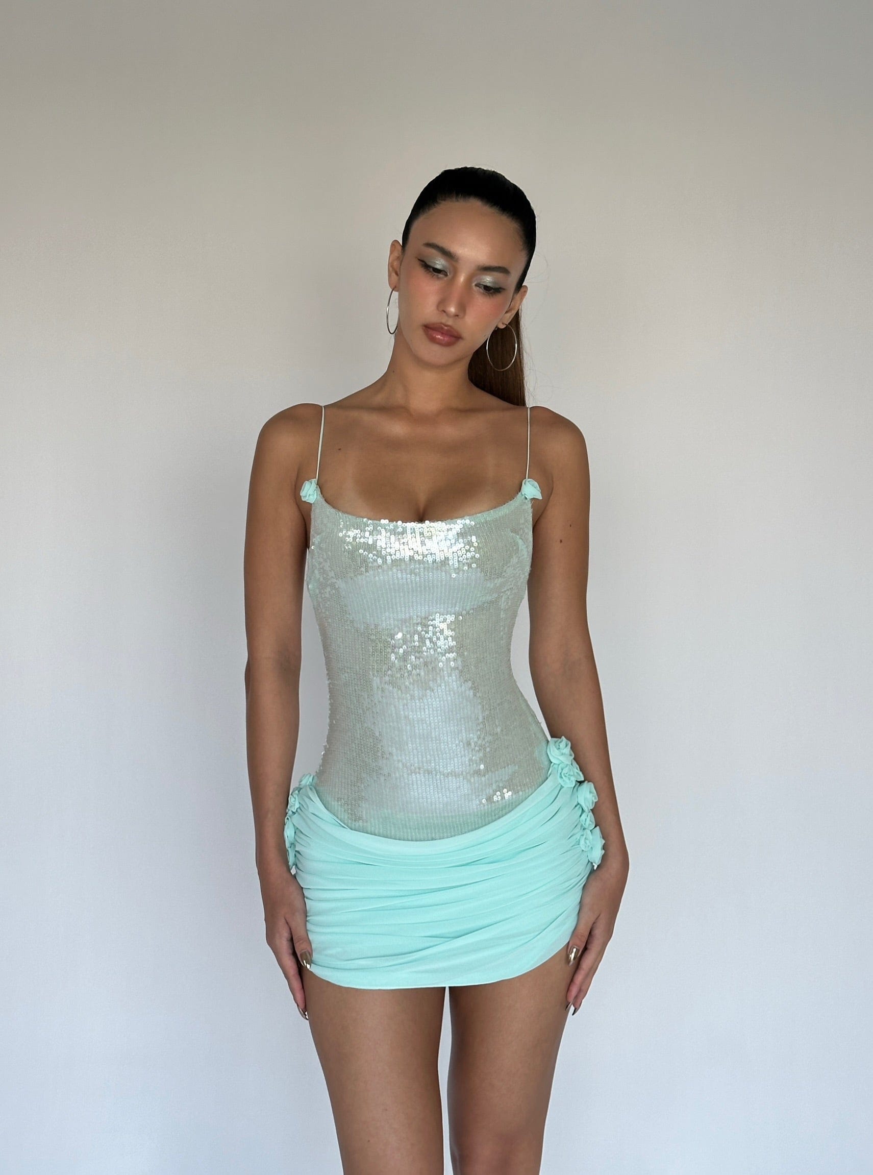 gloria formal sequin short dress Gloria Formal Sequin Short Dress