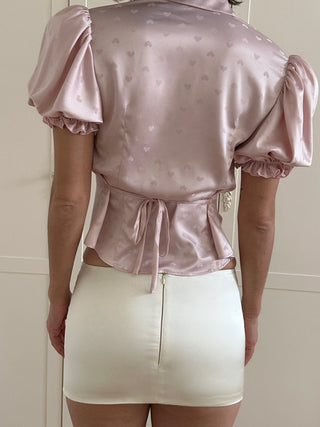 Cherie Heather Blouse Top - Pink