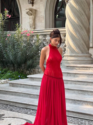 Joelle Maxi Dress - Red Cherie Joelle Maxi Dress - Red Cherie
