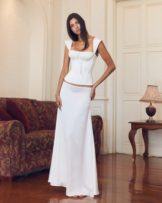 Cherie Lilia Corset - White