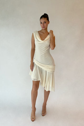 Cherie M Sample Carla Midi Dress - Ivory