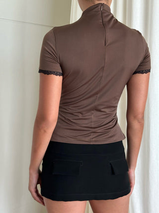 Cherie M Sample Kate top - Brown