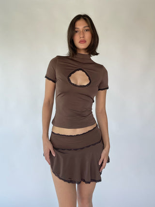 Cherie M Sample Kate Top - Brown