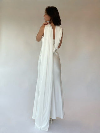 Cherie M Sample Noelle Maxi Dress - White