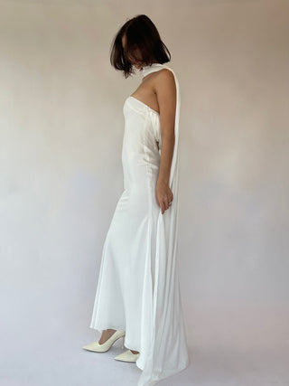 Cherie M Sample Noelle Maxi Dress - White