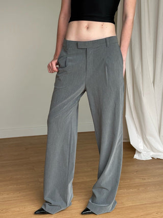 Cherie M Sample Rylee Boyfriend Pants - Grey