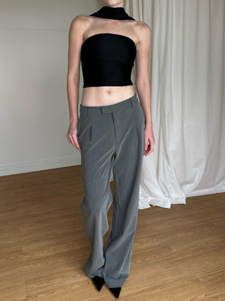 Cherie M Sample Rylee Boyfriend Pants - Grey