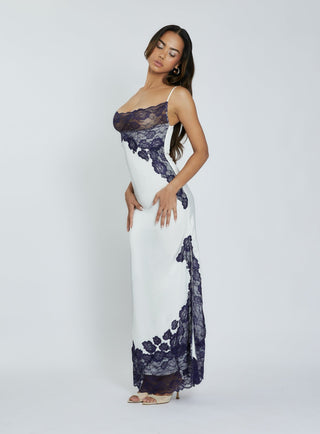 Cherie Marcelline Maxi Dress - White
