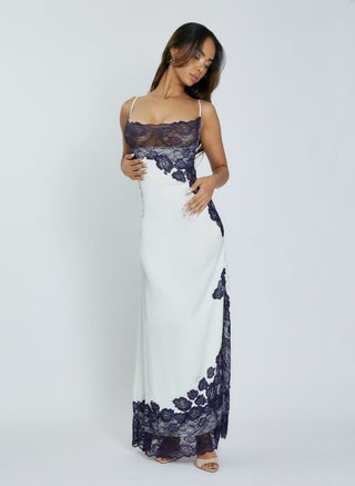 Cherie Marcelline Maxi Dress - White