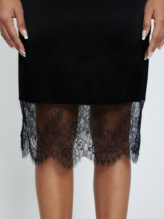 Cherie Marina Midi Skirt - Black