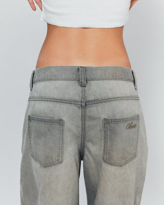 Cherie Melanie Boyfriend Denim - Grey