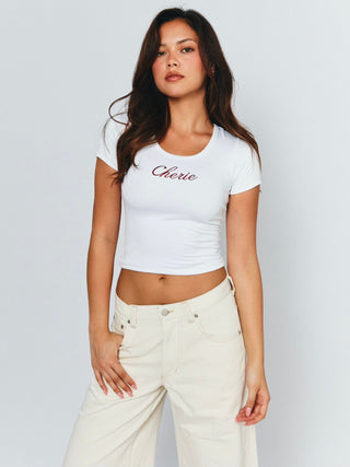 Cherie Melanie Boyfriend Denim - Ivory