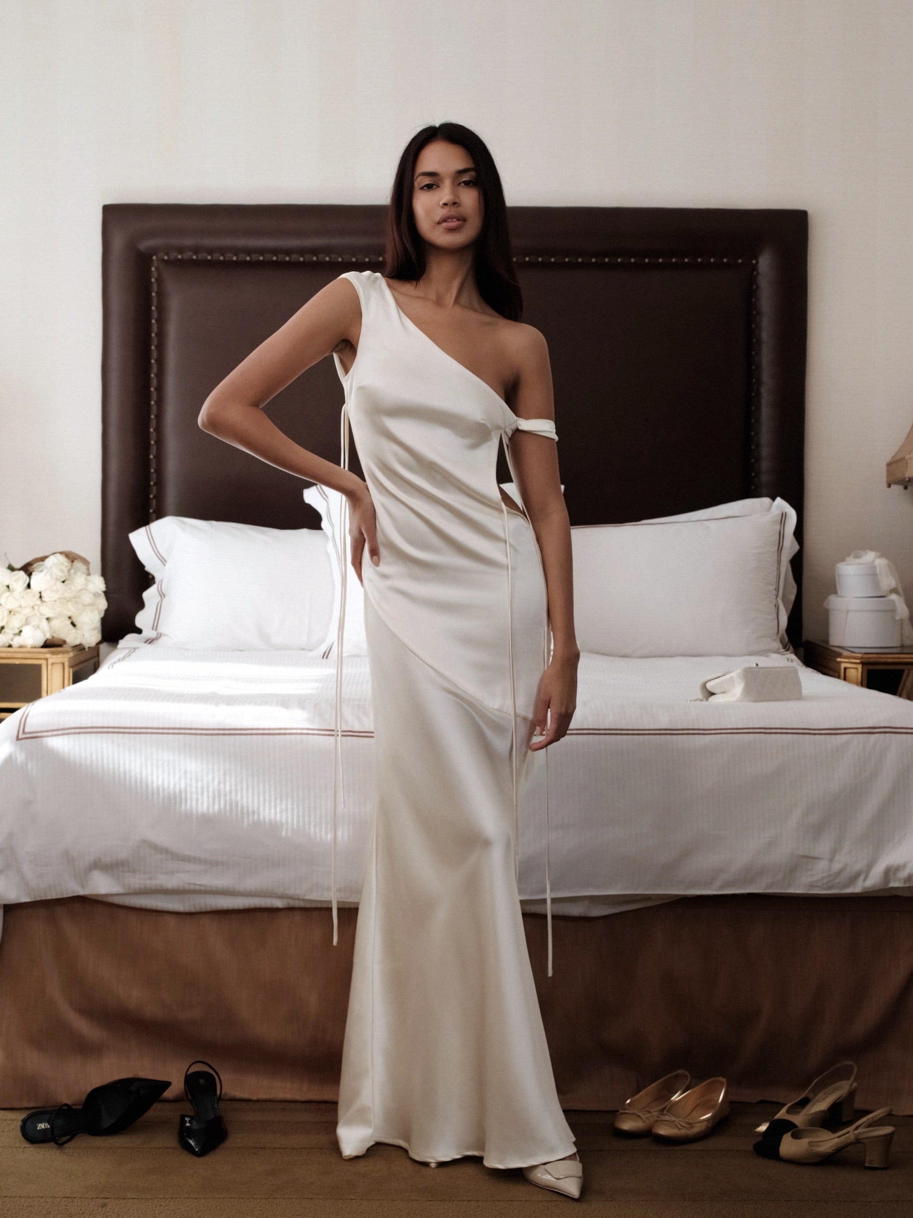 Rose Maxi Dress - Ivory, S - PREORDER Rose Maxi Dress - Ivory, S - PREORDER