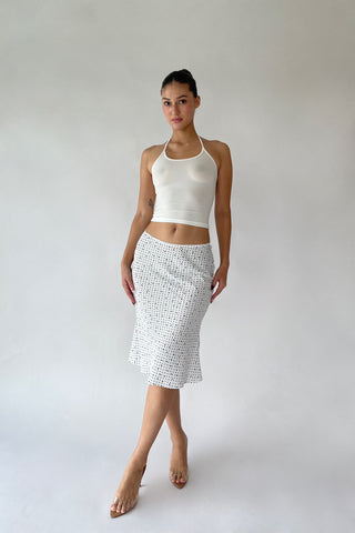 Cherie S Sample Ally Halter Top - White