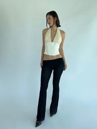 Cherie S Sample Lisa Button Up Top - Ivory