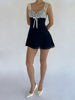 Cherie S Sample Vanessa Dress - Navy