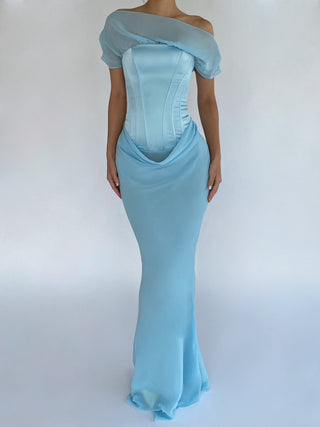 Cherie Sample Clara Maxi Dress - Blue