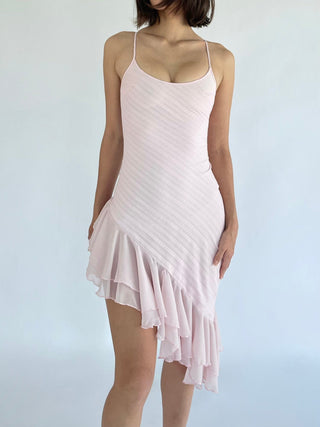 Cherie Sample Lucia Ruffle Dress - Pink