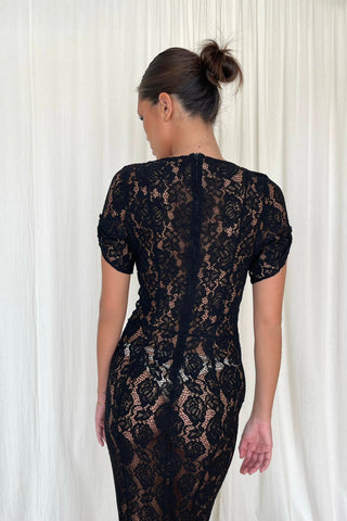 Cherie Sample Margot Maxi Dress - Black