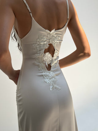Cherie Saphira Maxi Dress - Ivory