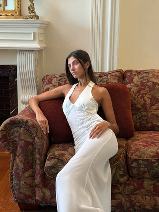 Cherie Sophia Maxi Dress - White
