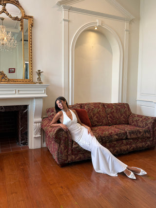 Cherie Sophia Maxi Dress - White