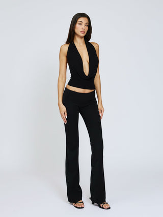 Cherie Stella Halter Top Mesh - Black