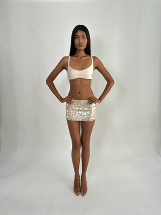 Cherie TOP XS Sample Ivy Bra White