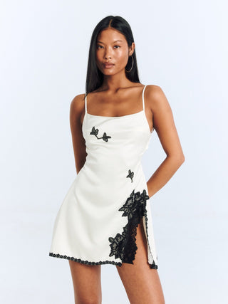 Cherie Valentina Dress - White