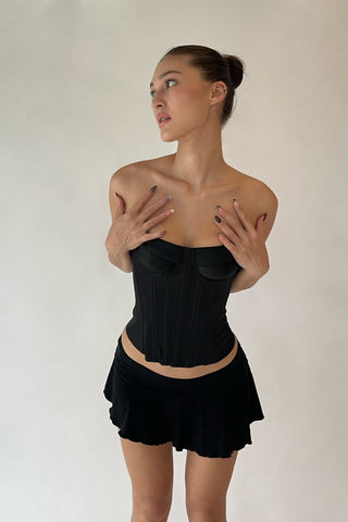 Cherie XS Sample Amara Corset - Black