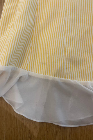 Cherie XS Sample April Mini Dress - Stripe Yellow