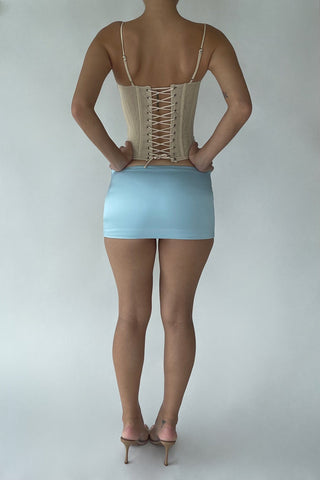 Cherie XS Sample Belle Mini Skirt - Blue