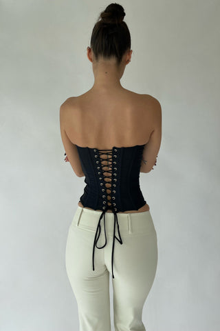 Cherie XS Sample Corset Top - Black