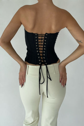 Cherie XS Sample Corset Top - Black